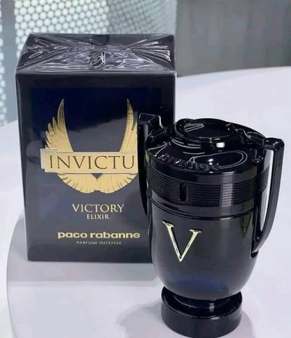 5 PERFUMES + 3 OBSEQUIO (Invictus Victory Elixir - Born in roma intense - Le male elixir - Stronger Intensely - Y Edp Yves + 3 Perfumero)
