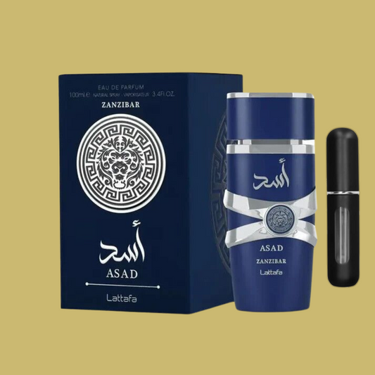 Asad Zamzibar Lattafa - 100ml + OBSEQUIO