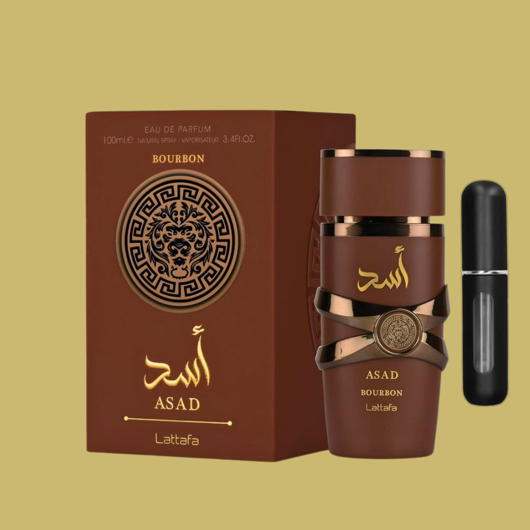 Asad Bourbon Lattafa - 100ml + OBSEQUIO