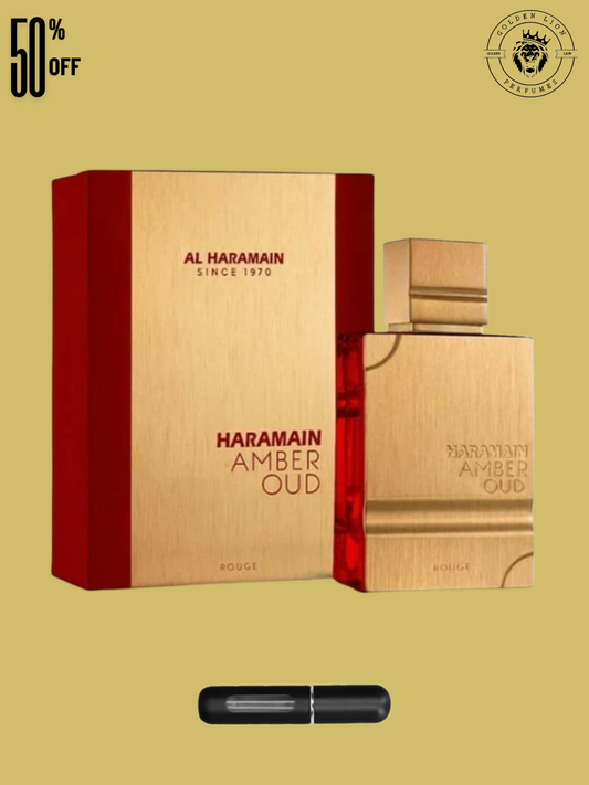 Amber Oud Rouge Al Haramain  - 100ml + OBSEQUIO